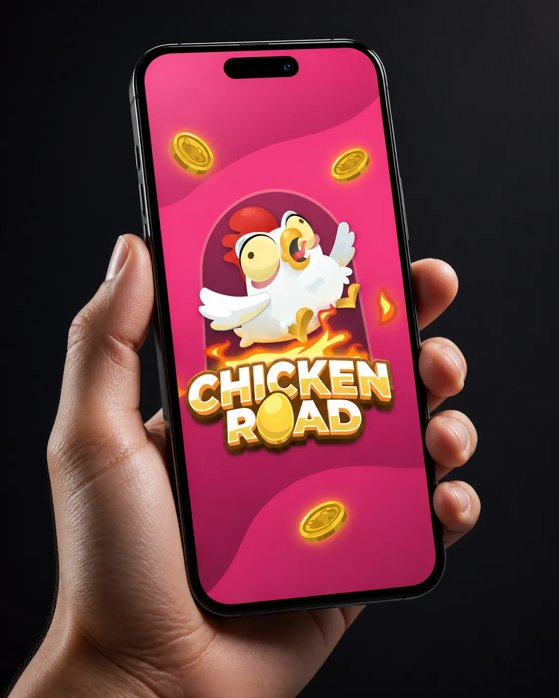 Vista detallada de la interfaz de Chicken Road Juego mostrando los carriles, el multiplicador por nivel y el panel de apuesta junto a una cu