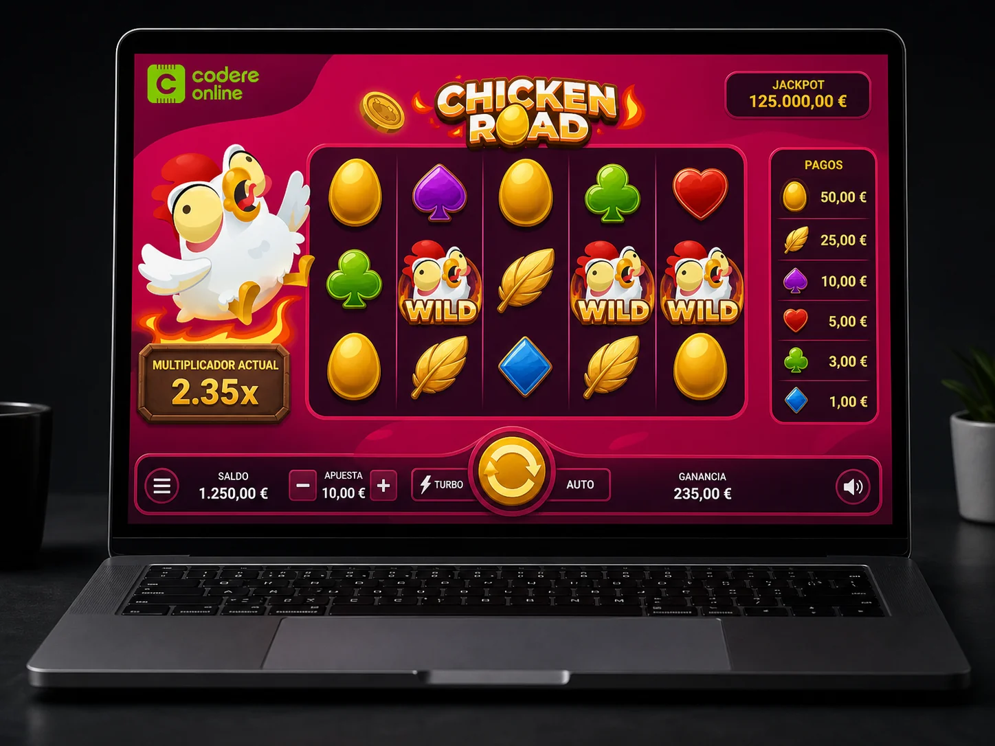 Tabla comparativa lado a lado de Chicken Road Juego, Aviator, JetX y Big Bass Crash con columnas de RTP, mecánica, dificultad y jackpot